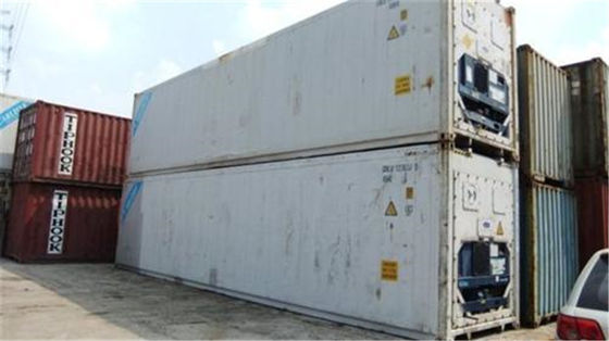 الصين تستخدم الحاويات المبردة الصلب 40 القدم المبردة حاوية الشحن المزود