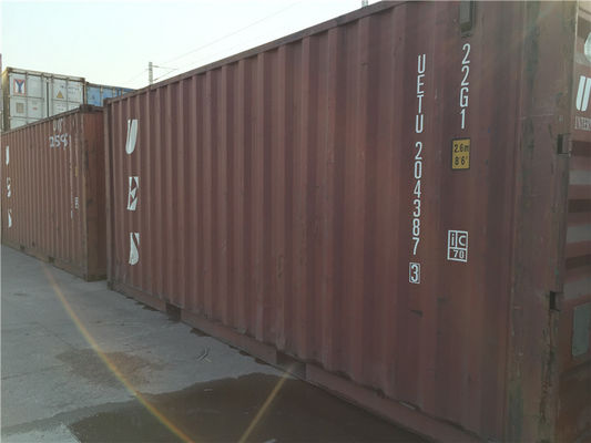 الصين النقل الصلب المستخدمة المعادن حاويات التخزين الفارغة الوزن 2200kg المزود